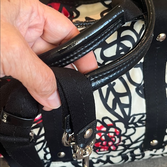 COACH Poppy Daisy Floral Graffiti Kyra Tote Bag 14.5”x10”x4” Preloved - Picture 10 of 17